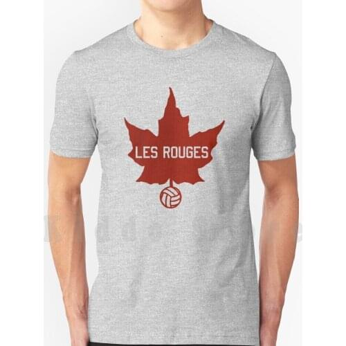 Les Rouges 2 T Shirt Men Cotton Cotton S-6xl Les Rouges Football Soccer Canada Usa Sport Football Euro League