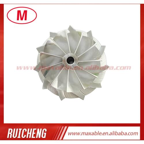 GT15-25 41.93/55.69 mm 11+0 blades high performance turbocharger billet/milling/aluminum 2618 compressor wheel