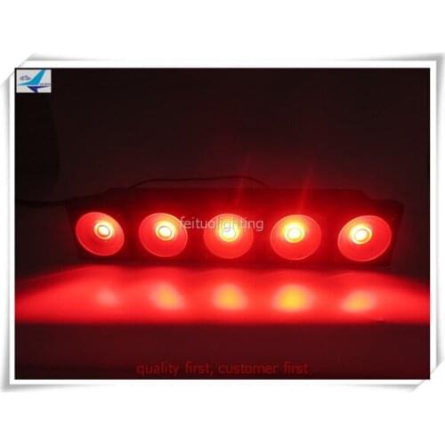 H-8/lot Dmx LED Wall Wash 5X30W rgb 3in 1 or RGBW 4 in 1 colorful Led COB Matrix Stage Dj Light