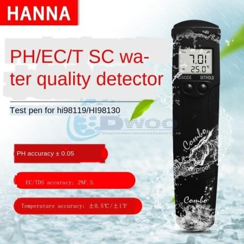 Hanna EC Pen Hi98129 Hi98130 Multi-Parameter Pen Ph/EC/TDs Tester Water Quality Analyzer