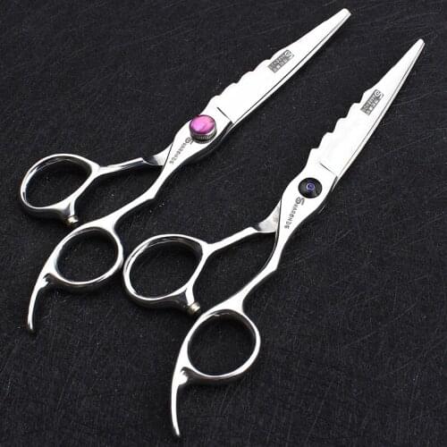 New 6 inch barber shop hairdressing scissors professional cutting scissors hairdresser special personality scissors set fine