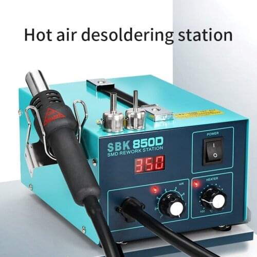 800W SMD Soldering Station Quick Heat Electric Hot Air Gun 2 in 1 Led Display Electric Soldering Iron BGA Rework Welding Station