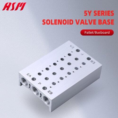 SMC Bus Plate SY7120 Solenoid Valve Base 5Y7-20 Series Assembled 2-20 Gasket