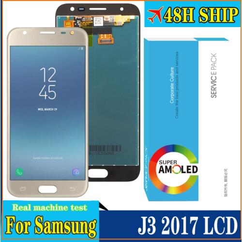 100% Or100% Original Amoled 5.0'' Display for Samsung Galaxy J3 2017 J330 J330F Full LCD Touch Screen Digitizer Assembly Repair