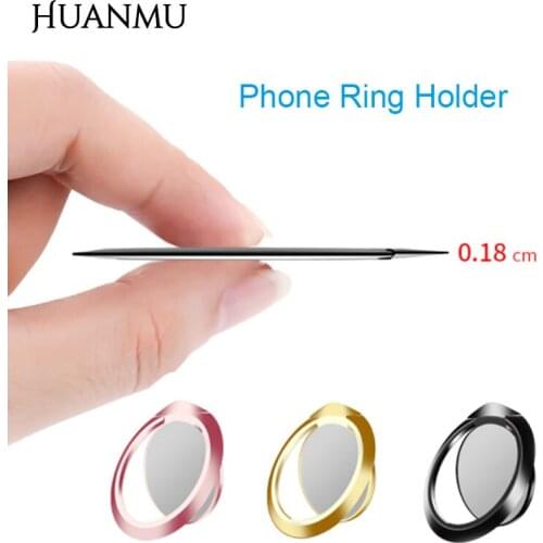 360° Rotatable Metal Mobile Phone Holder Stand Universal Finger Ring Buckle Gift Ultra-Thin Magnetic Car Phone Holder