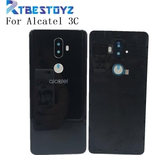 6.0" Original Rear Panel Housing Battery Back Door Cover For Alcatel 3c OT-5026A 5026D