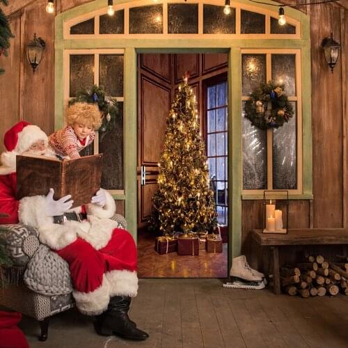 77x200cm Merry Christmas Tree Wall Stickers Festival Xmas Mural Art Door Party Living Room Shop Decals Home Decoration