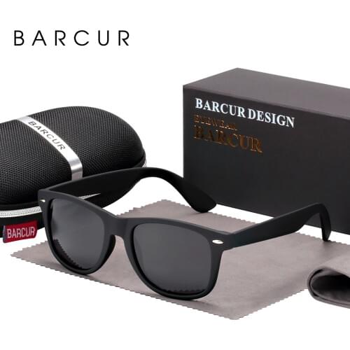 BARCUR Retro Glasses Men Sunglasses Vintage Fashion Classic Brand Glasses Women Sunglasses Unisex UV400 Oculos de sol