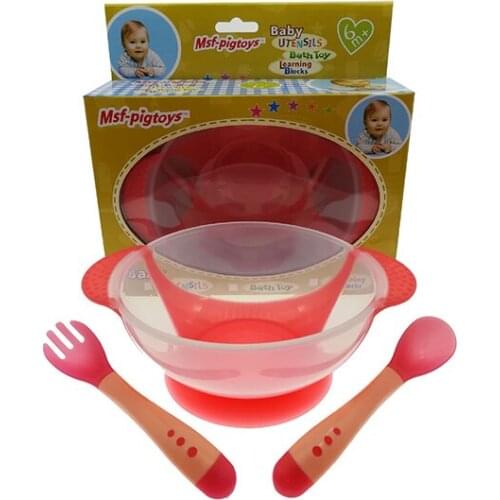 Bowl Plate Baby Food Childrens Tableware Set Feeding Cup Utensils For 0-3 Years Kid Dinnerware Dishes Spoon High Quality