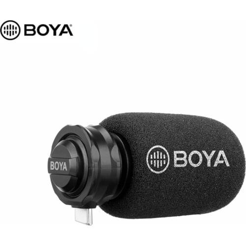 BOYA BY-DM200 Digital Stereo Cardioid Condenser Microphones for iOS Android Devices Recording for iPhone 12 11 iPad iPod Touch