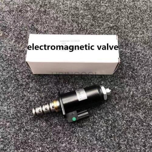 For Kobelco SK200-8 hydraulic pump solenoid valve YN35V00052F1 KDRDE5K-31/30C50-123 imported high-quality excavator accessories