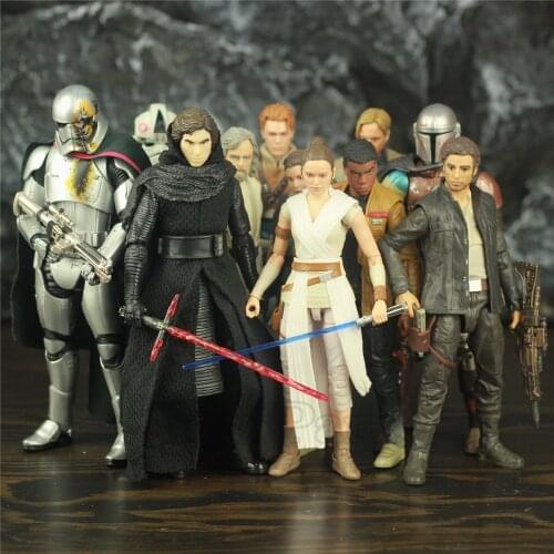 Star Wars 6" Action Figure Kylo Ren Luke Leia C-3PO Darth Maul Nihilus Jaina Sol Han Solo Carbonite Grand Moff Dengar REX Toys