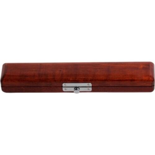 HK.LADE Walnut Wooden Flute Mouthpiece Case Flute Head Box Flute Accessories,for Storing Flute Head