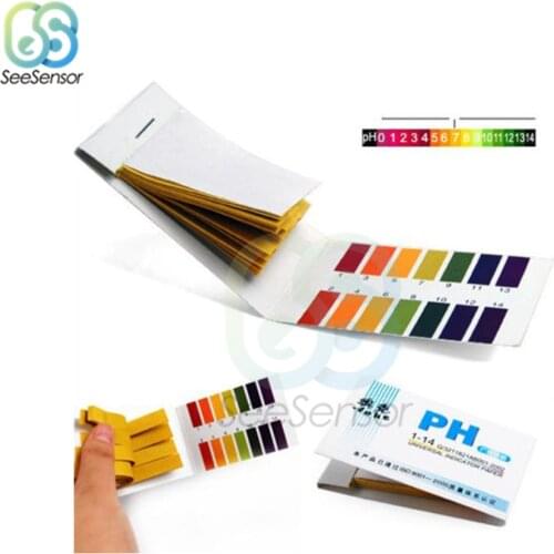 80 Strips PH Test Strip Full Range Alkaline Acid 1-14 Litmus Test Paper Aquarium Pond Water Testing PH Litmus Paper