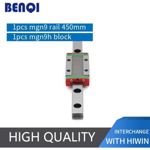 Linear guide 1pcs MGN9H + rail MGN9 L450mm for medical facility