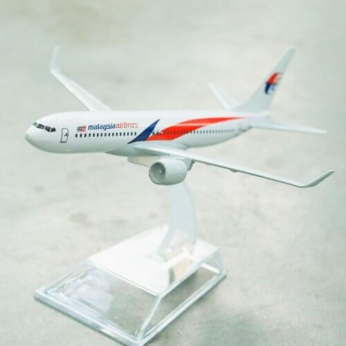 Malaysia Airlines Boeing 737 Aircraft Model 6" Metal Airplane Diecast Mini Moto Collection Eduactional Toys for Children