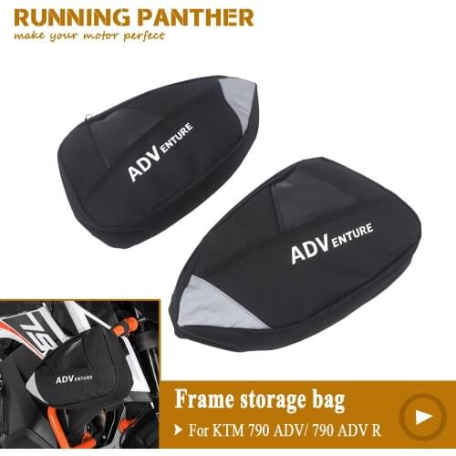Motorcycle Frame Crash Bars Waterproof Bag Repair Tool Placement Bag For 790 Adventure 790 Adventure 790Adventure R 790 ADV