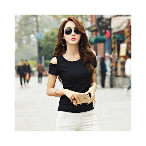 2020 women t shirt friends new hot style letter friends print Yellow short brown sleeve t-shirts Europe