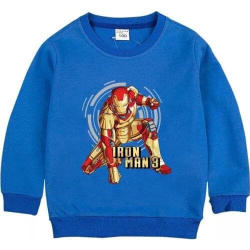 New Boy Spiderman Sweatshirt Childrens Clothing Cotton Long Sleeve Toddler Kids Clothes Baby Hoodies Clothes