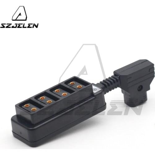 Male D-Tap P-Tap to 4 D-Tap Female Hub Adapter