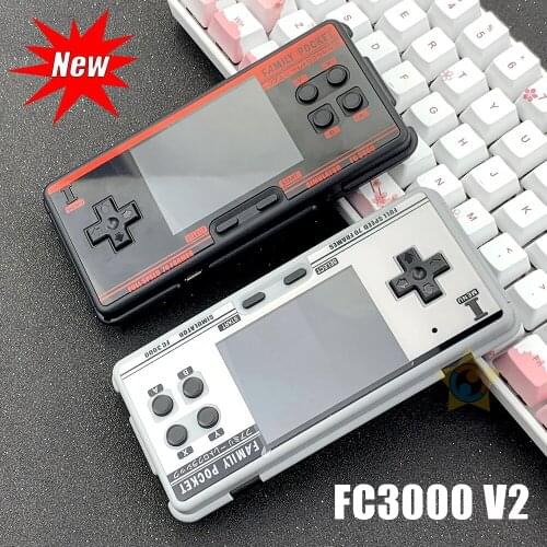 FC3000 V2 Handheld Game Console 10 Simulator 4000+ Games Family Pocket Classic Games Childrens Color Screen Retro Game Console