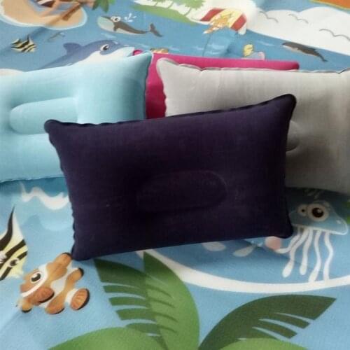 Portable PVC Inflatable Camping Pillow Outdoor Travel Folding Sleeping Pillow Camping Holiday Outdoor Accessories Travel Mat