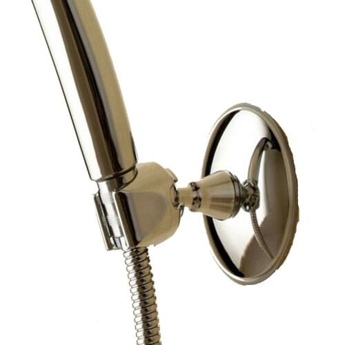 Adjustable Bathroom Suction Bracket Shower Head Handset Holder Wall Mount