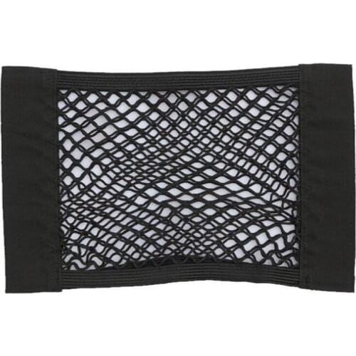 Car Interior Nets Car Trunk Seat Back Elastic Mesh Net Storage Mesh Net Bag Luggage Holder Pocket Trunk Organizer Seat back bag