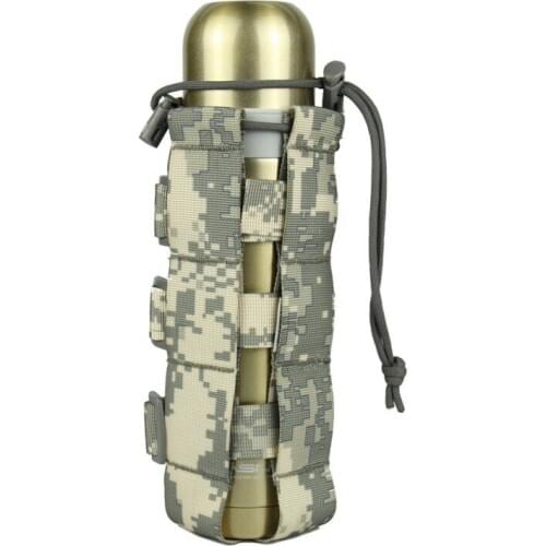 Molle Water Bottle Bag Tactical Water Bottle Pouch Military System Kettle Bag Camping Hiking Travel Survival Kits Holder