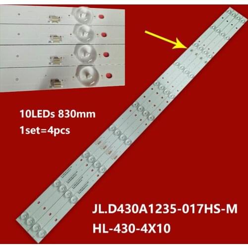 LED Backlight strip 10lamp For 43inch LED43HD580 LED43HD560 RH43-D4302X-01A-DL HL-430-4X10 LED43HD310 PB12D830173BL042-002H