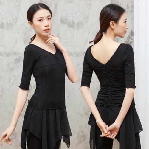 Latin Dance Body Training Slim Yoga Shirt