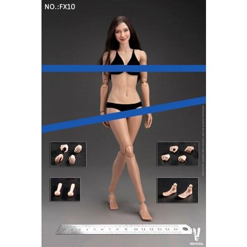 VERYCOOL FX10 1:6 Scale Asian Beauty Head Sculpt + VC 3.0 Female Body Set