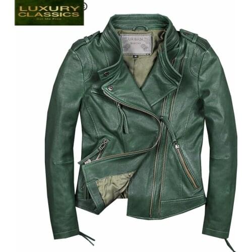 Jacket 100% Real Leather Women Winter Sheepskin Coat Female Genuine Leather Jacket Korean Vintage Montone Jackets 1680
