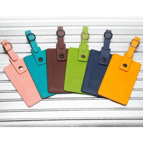 Zoukane PU Leather Luggage Tag holder Label for suitcases Safe Lock Custom Personalized Travel Accessories ZSLT07