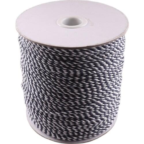 1.5mm Cotton Twisted Rope Colorful DIY Long Macrame Crafts String Braided Wire DIY Craft Braided Decoration Rope Nylon Cords Sew