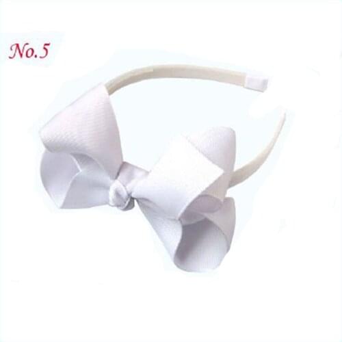 50 BLESSING Boutique Good Girl Woven Headband 4.5-5" ABC Hair Bow Clip 149No