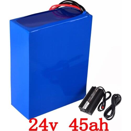 24V 1000W lithium battery 24V 45AH electric bicycle battery 24V 45AH electric scooter battery with 50A BMS and 29.4V 5A charger