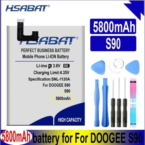 HSABAT S90 5800mAh Battery for DOOGEE S90 Smart phone Batteries
