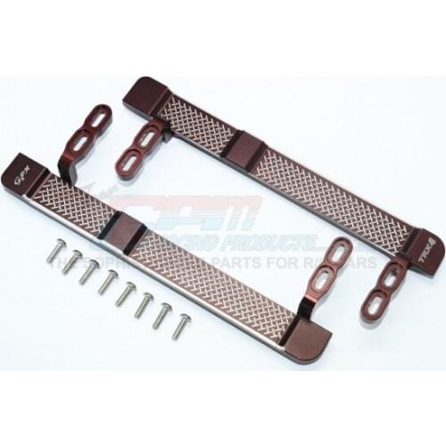 ALUMINUM SIDE STEPS RETICULATED PATTERN for TRAXXAS TRX-4