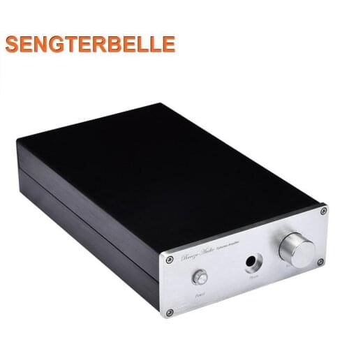 BZ1907 All Aluminum Headphone Amplifier Chassis Power Amp Enclosure Pre-Amp Housing DIY Box 194x70x311mm