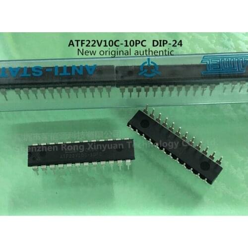 ATF22V10C-10PC ATF22V10C programming logic DIP24 inline new original import
