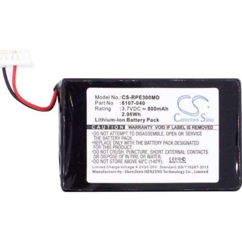 Cameron sino 800mah battery for RAININ EDP3 Plus pipettes Pipette 20-200uL EDP3 6107-040 Medical Battery