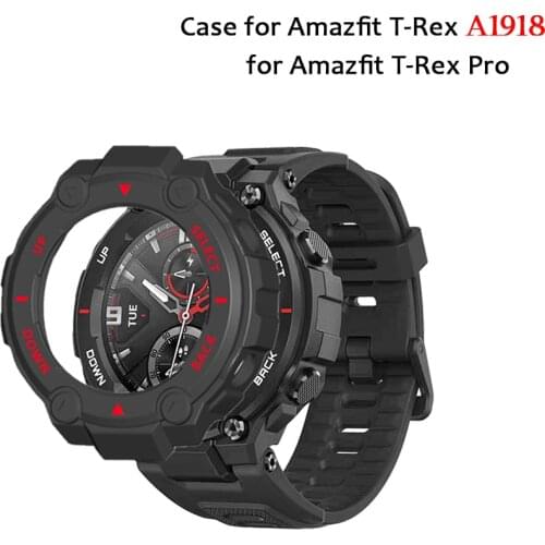 TPU Case For Huami Amazfit T Rex Sport Protective Cover Shell Bumper For Xiaomi Amazfit T-REX A1918 SmartWatch Bracelet