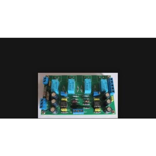 Four Ways Audio Input Switching Board+OPA604AP Buffered Input Dual DC 15V