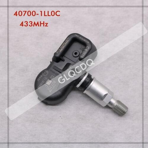 TYRE PRESSURE SENSOR FOR 2013 2014 NISSAN MICRA TIRE PRESSURE SENSOR TPMS 433MHz 40700-1LL0C 407001LL0C PMV-107U