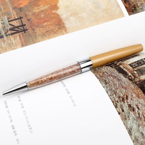 1pcs Flash Metal Ballpoint Pen Party Favors Personalized Engraved Crystal Diamond Metal Pens Wedding Favors Baby Shower Gift