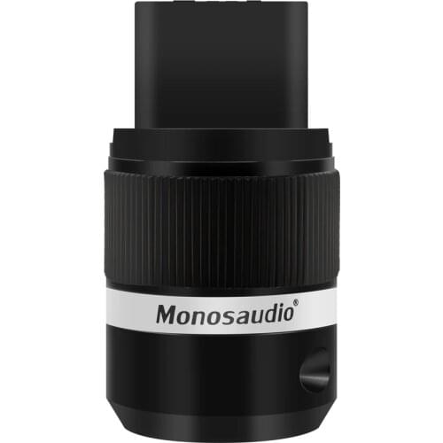 Monosaudio F120 99.998% Pure Copper 20A IEC C7 power Plug,20A Connectors IEC Female power Plug,10A-15A/ 250V plug