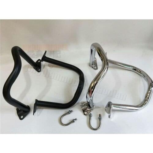 Motorcycle Chrome/Black Highway Engine Guard Crash Bar Protector Bumper For Honda CB400SS CB400 SS 1994-2004 1995 1996 1997 1998