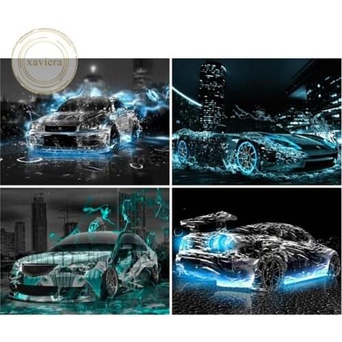 5D Diamond Painting Kit Cartoon Sports Car Full Square Round Drill Embroidery Mosaic Cross Stitch Kit Mosaico Picture Home Decor