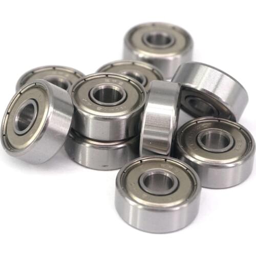 R4AZZ 1/4"x3/4"x0.28" ABEC1 Thin-wall Shielded Deep Groove Ball Bearing